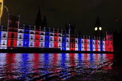 Palace of Westminster VE Day 2025